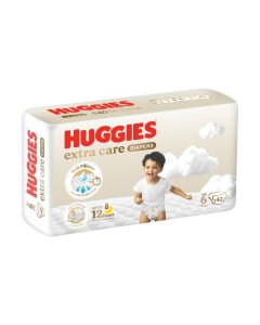 Huggies Extra Care Baby Diapers, Size 6 (15+ kg), Jumbo Pack, 42 Diapers