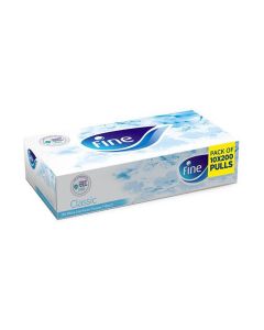Facial Tissues Box - 200 Count White