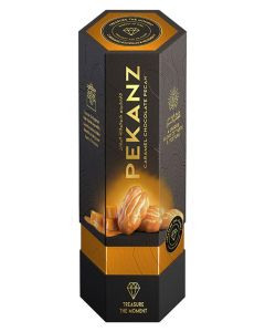 Pecan Coated With Caramel Chocolate Box 50grams