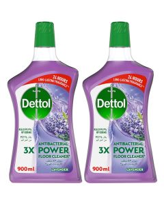 Lavender Antibacterial Power Floor Cleaner 900ml Pack of 2 Purple