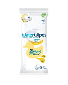 Plastic Free XL Bathing, Toddler & Baby Wipes, 99.9% Water Based Wipes, Unscented, 16 Count