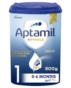 Advance Cesar 1 Infant Formula Milk From 0-6 Months, For C-Section Born Babies, Easy To Use Pack Plain 800grams Single