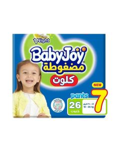 Compressed Culotte Junior 3XL Size 7 Pants Diaper 18-25 Kg Jumbo Pack 26 Diapers