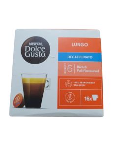 NESCAFÉ LUNGO DOLCE GUSTO DECAF 112grams Pack of 16