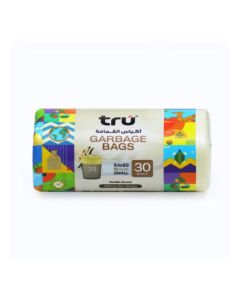 Garbage Bags Roll, 10 Gallon, 54x60cm, Small (Office bins) - 30 bags Multicolour