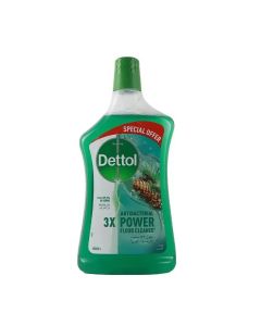 Dettol Antibacterial 3X power Floor Cleaner With Pine- 900ml Green 900mlml