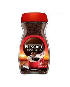 Nescafe Red Mug Instant Coffee Powder Bold And Rich Coffee Flavor up to 95 cups 190gmsgrams