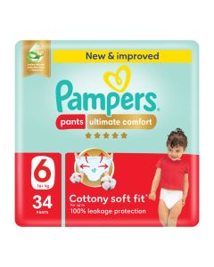 Ultimate Comfort Pants Diapers Size 6 (16+kg) Super Saving Pack
