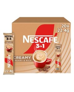 Nescafe 3in1 Creamy Latte Coffee Mix 22.4g (20 Sticks) 22.4g * 20 Sticksgrams Single
