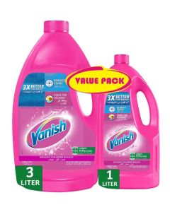 Laundry Stain Remover Pink Liquid 3L+ 1L 4Liters