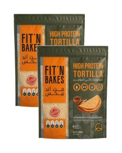 FIT 'N Bakes High Protein Tortilla 360g Bread (High Protein) Bundle