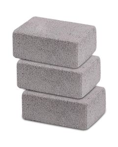 Ajmyonsp Griddle Cleaning Brick Block Heavy Duty Grill Cleaning Stone Bricks Flat Top Cookers Stone Griddle Scrubber Cleaner 3 Pack