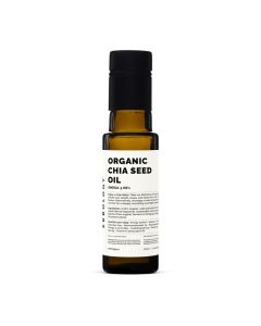 Erbology Organic Chia Seed Oil 100ml - Cold-Pressed - Rich in Omega-3 (66%) and Vitamin E (330% RI) - No Additives or Preservatives - Sustainably Sourced - Vegan - GMO-Free
