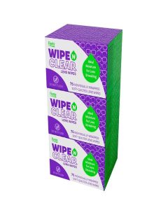 Flents Wipe N Clear Biodegradable Lens Wipes