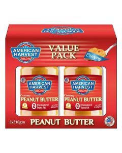 American Harvest Creamy Peanut Butter Pack of 2