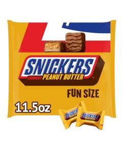 Mars SNICKERS Crunchy Peanut Butter Squared Fun Size Chocolate Candy Bars 115oz