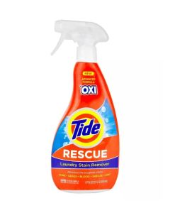 Tide Rescue Laundry Stain Remover Spray with Oxi, 22 fl oz – Powerful Multi-Surface Stain Remover for Clothes, Carpets & Upholstery