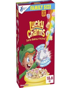 Lucky Charms Gluten Free Cereal with Marshmallows, Family Size, 18.6 oz