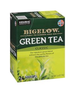 Bigelow Green Tea Keurig KCup Pods 24 Count Box Pack of 4 Caffeinated 96 KCup Pods Total
