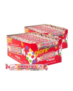 Smarties Candy Giant Rolls Gluten Vegan Free Classic Sweetness From Family Owned Company Since 1949 Peanut Dairy Free Individually Wrapped Bulk Halloween Candy 22 Pound Pack of 2
