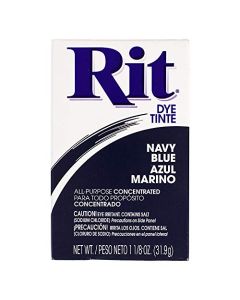 All Purpose Concentrated Rit Dye Powder MultiPacks for Clothing Dcor and Crafts Navy Blue 1 Pack