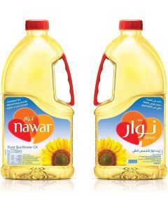 Nawar Pure Sunflower Oil, 1.5L - Pack of 2
