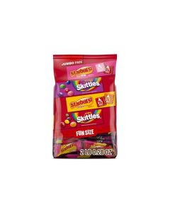 Skittles Starburst Fun Size Chewy Candy Assorted Variety Individually Wrapped 3228 Ounces Bulk Bag