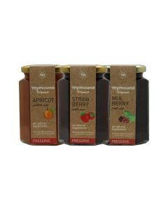 MYMOUNE Jams & Preserves Bundle / Premium Lebanese Fruit Preserves / Smart Value Set