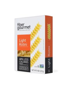 Fiber Gourmet Light Rotini Keto Pasta Low Net Carb Pasta with High Fiber 56 Fewer Net Carbs 110 Calories NonGMO Italian Made Kosher Certified WomenOwned 6 Pack