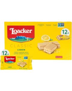 Loacker Classic Lemon Wafer Cookies