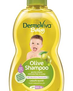 DermoViva Baby Olive Shampoo - Gentle Tear-Free Formula