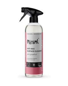 Eco Antibacterial Surface Cleaner Spray 750ml Grapefruit Scented Multi-Purpose Disinfectant, Natural Plant-Based, Vegan & Cruelty-Free Anti-Bac Cleaning Formula