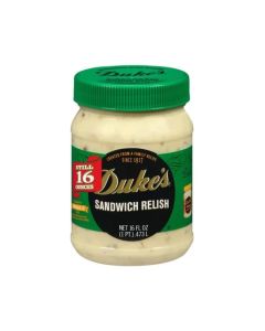 Duke's Sandwich Relish, 16 oz Jar - Pack of 3