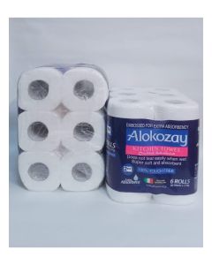 Alokozay Kitchen Towel Extra Absorbent Tissue- 6 Rolls