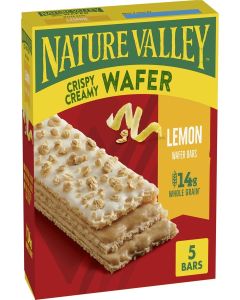 Nature Valley Creamy Wafer Bars, Lemon, 5 ct, 6.5 oz
