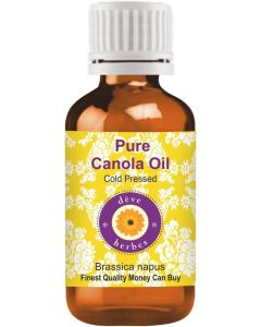 Deve Herbes Pure Canola Oil Brassica napus NonSticky NonGreasy For Cooking Massage Hair Skin Care 30ml