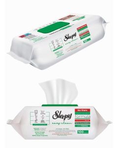 Multi-purpose Cleaning Wet Wipes, White Soap Additive 100 Wipes (For Cleaning Glass, Tables, WC, Sinks, Carpets, and Electronics)