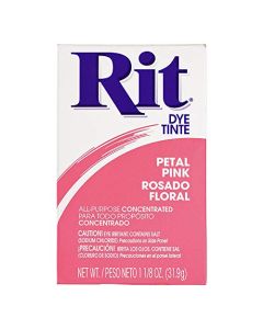 All Purpose Concentrated Rit Dye Powder Single Pack for Clothing Dcor and Crafts Petal Pink
