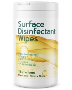 Surface Disinfectant Wipes 16cm X 18cm 160 Wipes
