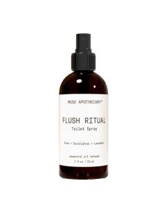 Muse Apothecary Flush Ritual Aromatic Refreshing Toilet Spray Use Before You Go 2 oz Infused with Natural Essential Oils Aloe Eucalyptus Lavender