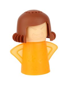 TOPIST Angry Mama Microwave Cleaner Angry Mom Microwave Oven Steam Cleaner and Disinfects With Vinegar and Water for Kitchens Steamer Cleaning Equipment Cleans the Crud in Minutes Yellow