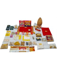 Bhakti2ShaktiMaking Worship Special Hathi Pooja Gajlakshmi Pooja Diwali Pooja samagri MahaLakshmi Pujan Samagri with Kalash Jumbo Series maha laxmi Pooja Saman