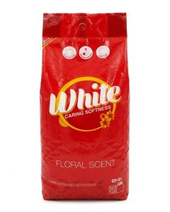 WHITE Detergent Powder 6KG – 2IN1 Laundry Washing Powder Deep Clean Stain Remover Fresh Clothes / FLEXI BAG