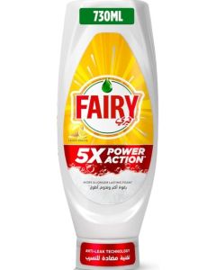 5X Power Action Lemon Dishwashing Liquid Soap 730ml