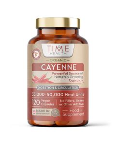 Organic Cayenne Pepper from Spain (Capsicum) High Strength â€“ 120 x 650mg Capsules â€“ Capsaicin â€“ Metabolism, Digestion & More â€“ GMP â€“ Soil Association Certified â€“ UK Made â€“ Pure & Additive Free