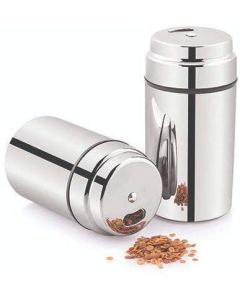 Medigo Pack Of 1 Stainless Steel Mukhvas Mouth Freshener Storage Spice Container