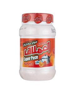 Al Emlaq Super Dishwashing Paste – 1 KG – Long-Lasting Citrus Orange Scent – Heavy-Duty Grease Remover – Thick Paste Formula