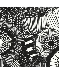 IHR Ideal Home Range Cocktail Napkins Marimekko Disposable 3Ply Paper Party Napkin Pack 5 x 5 Siirtolapuutarha Black 20Count