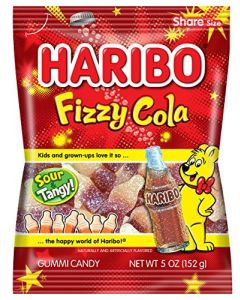 Haribo Gummi Candy Fizzy Cola 5 Ounce