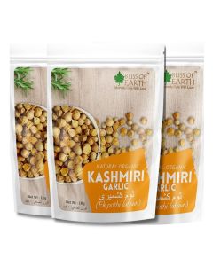 Naturally Organic Kashmiri Garlic From Indian Himalayas, Single Clove, Kashmiri Lahsun, Snow Mountain Garlicg Make Garlic Paste, Garlic Mayonnaise Good for Health 1KG pack of 3